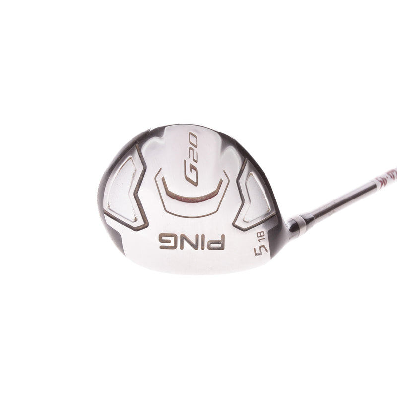 Ping G20 Graphite Men's Left Hand Fairway 5 Wood 18 Degree Regular - Ping TFC 169