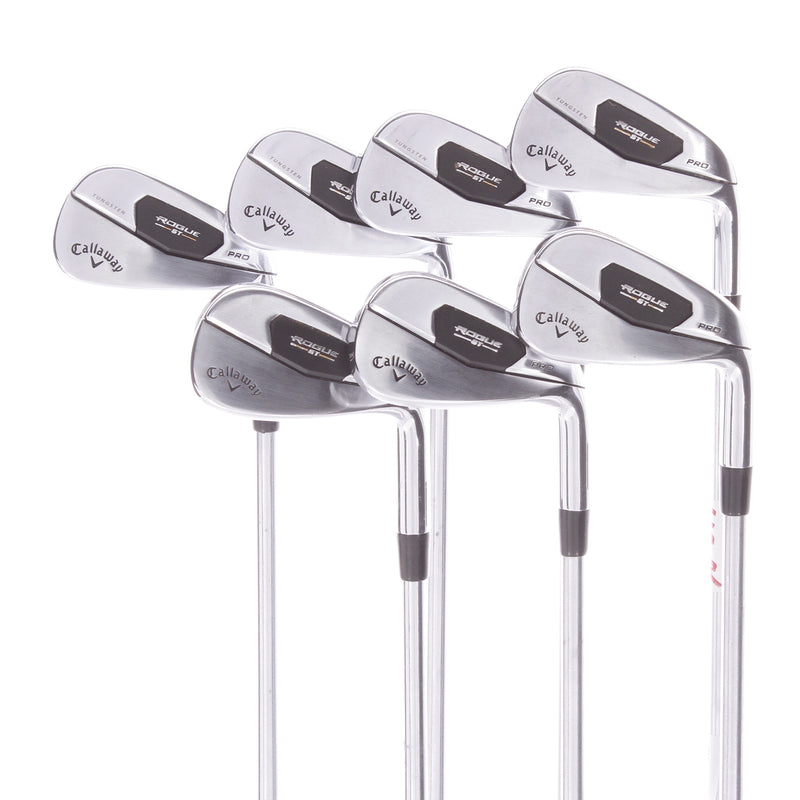 Callaway Rogue ST Pro Steel Men's Right Hand Irons 4-PW Stiff - Project X 6.0