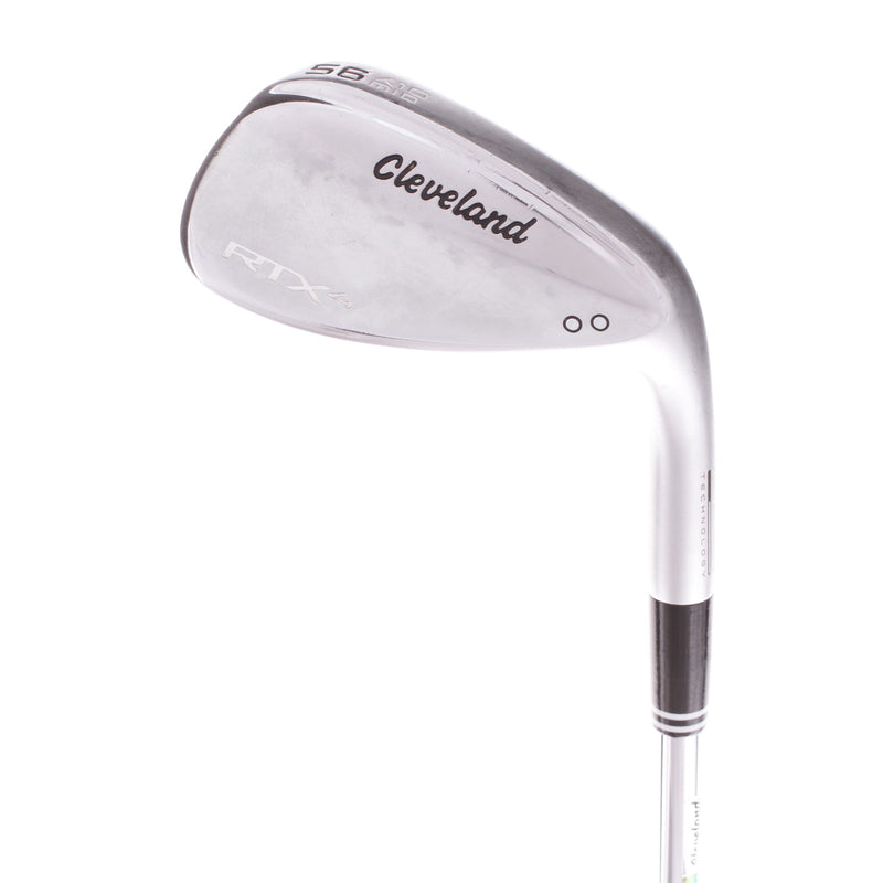 Cleveland RTX 4 Chrome Mid Steel Men's Right Hand Sand Wedge 56 Degree 10 Bounce Stiff - Dynamic Gold s400