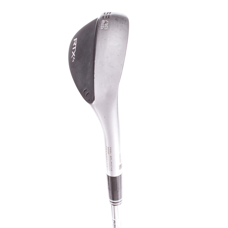 Cleveland RTX 4 Chrome Mid Steel Men's Right Hand Sand Wedge 56 Degree 10 Bounce Stiff - Dynamic Gold s400