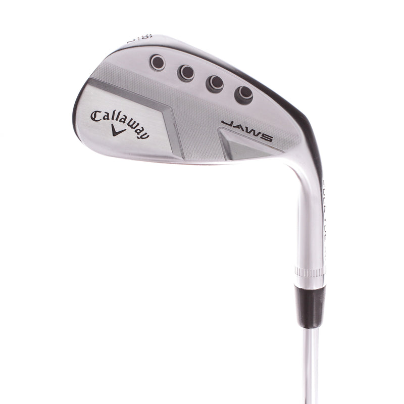 Callaway Jaws Full Toe Chrome Steel Mens Right Hand Sand Wedge 56 Degree 12 Bounce Wedge - Dynamic Gold 115