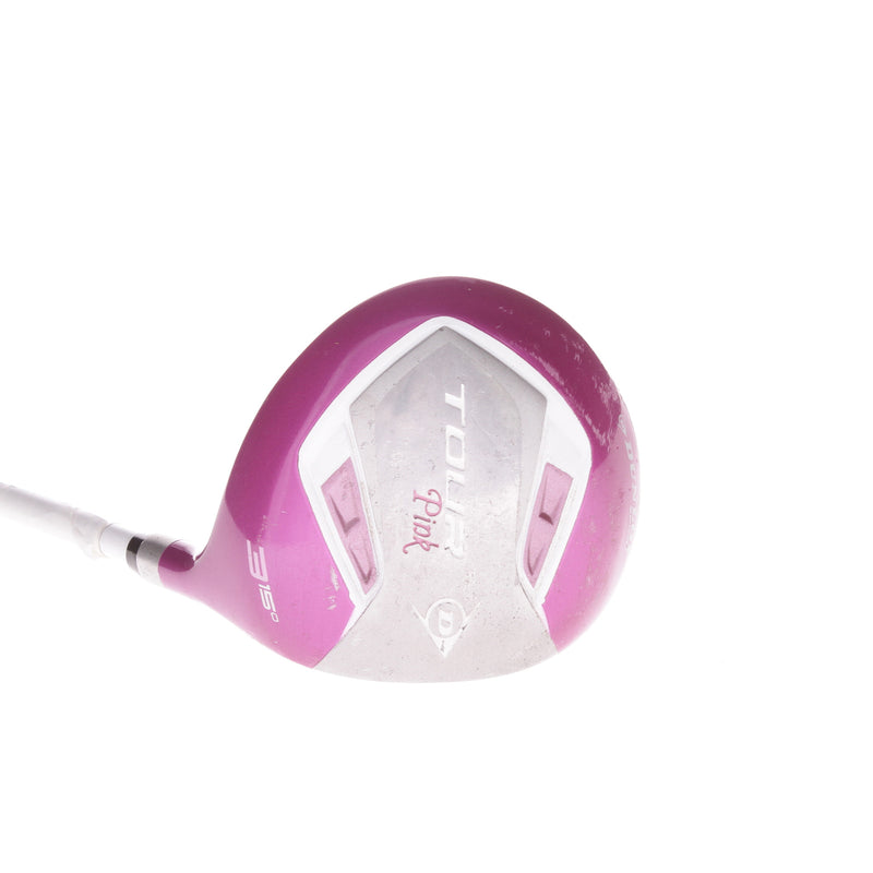 Dunlop Tour Pink Graphite Ladies Right Hand Fairway 3 Wood 15 Degree Ladies - Dunlop Tour Pink