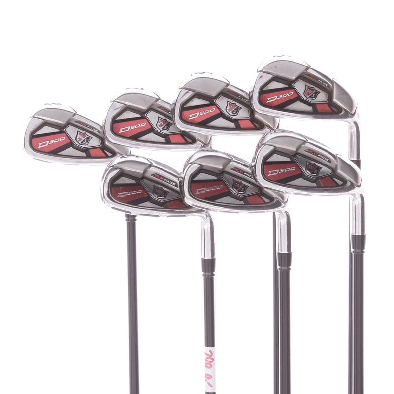 Wilson Staff D300 Graphite Mens Right Hand Irons 5-GW Regular - Speedrulz 59