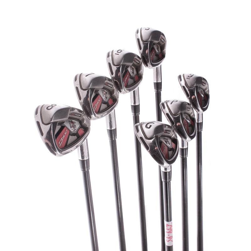 Wilson Staff D300 Graphite Mens Right Hand Irons 5-GW Regular - Speedrulz 59