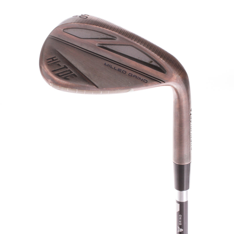 TaylorMade Milled Grind Hi Toe Steel Mens Right Hand Lob Wedge 60 Degree 10 Bounce Wedge - KBS Hi Rev 2.0