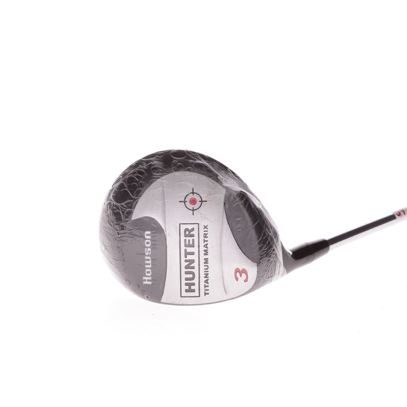 Howson Hunter Titanium Matrix Steel Mens Left Hand Fairway 3 Wood 15 Degree Regular - True Temper