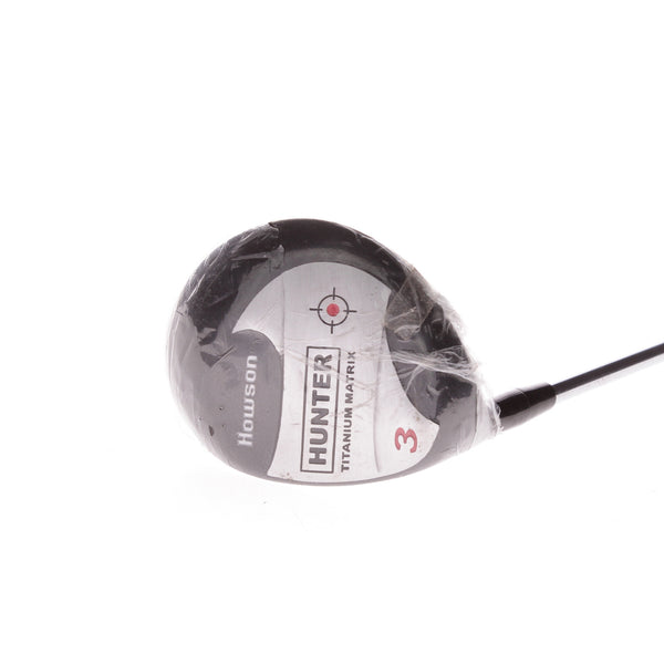 Howson Hunter Titanium Matrix Steel Men's Left Fairway 3 Wood 15 Degree Regular - True Temper