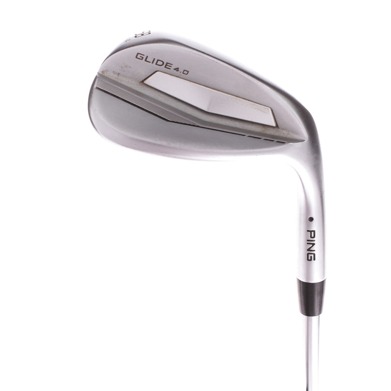 Ping Glide 4.0 Chrome Steel Men's Right Hand Lob Wedge Black Dot 58 Degree 14 Bounce Wedge - Ping ZZ Lite