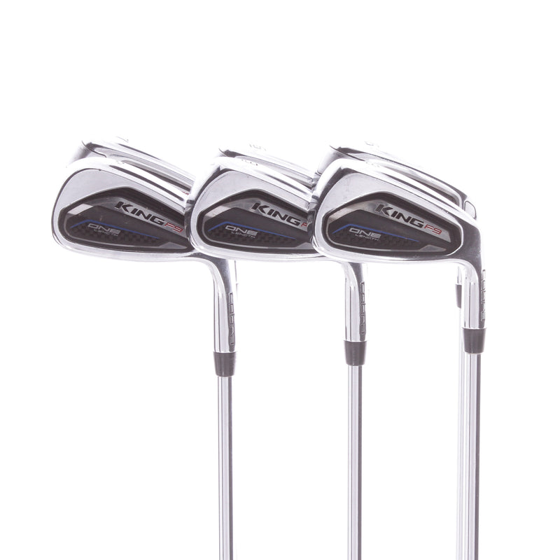 Cobra F9 One Length Steel Men's Right Hand Irons 5-PW Stiff - KBS Tour