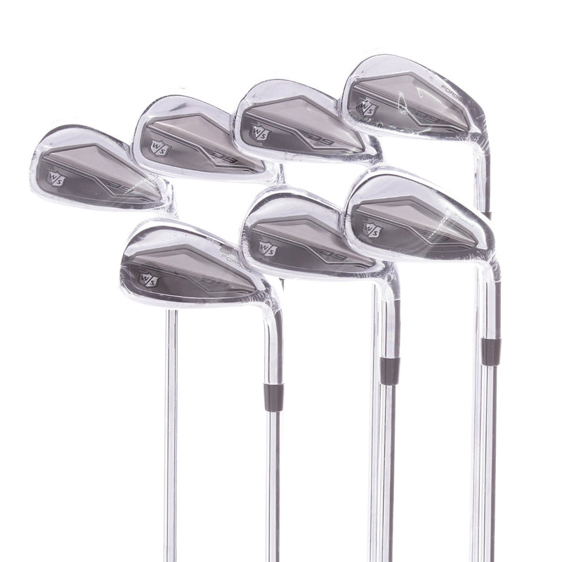 Wilson Staff D9 Forged Steel Men's Right Hand Irons 5-PW+GW +1" Extra Stiff - Dynamic Gold X100