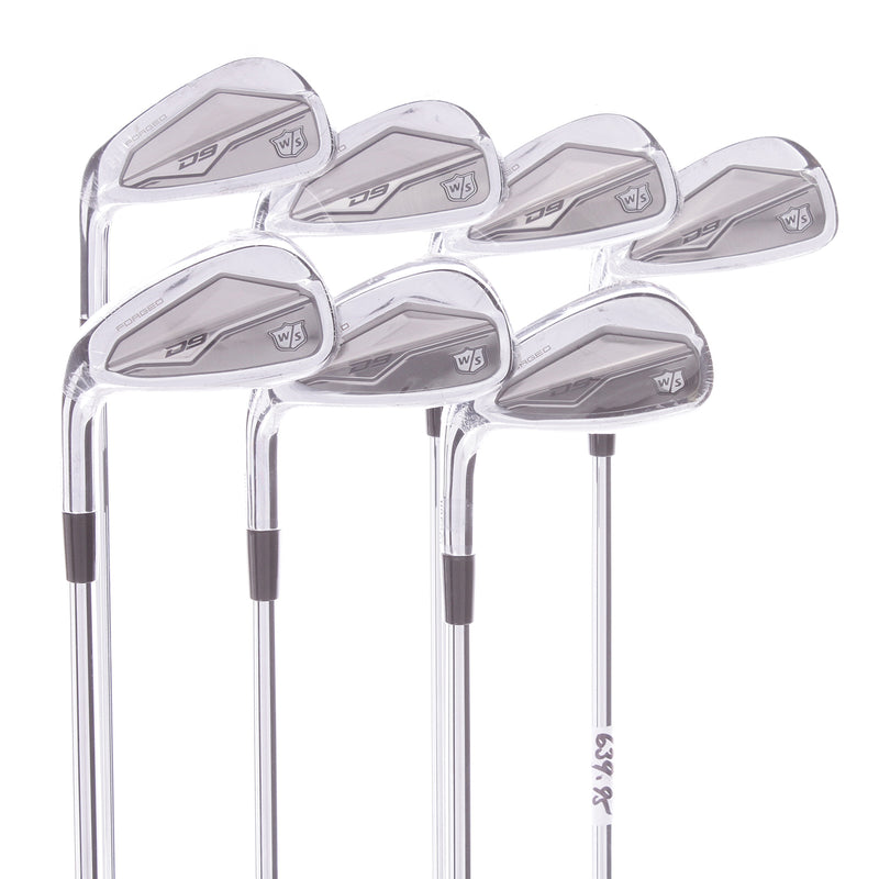 Wilson Staff D9 Forged Steel Men's Left Hand Irons 4-PW Regular - Dynamic Gold R300