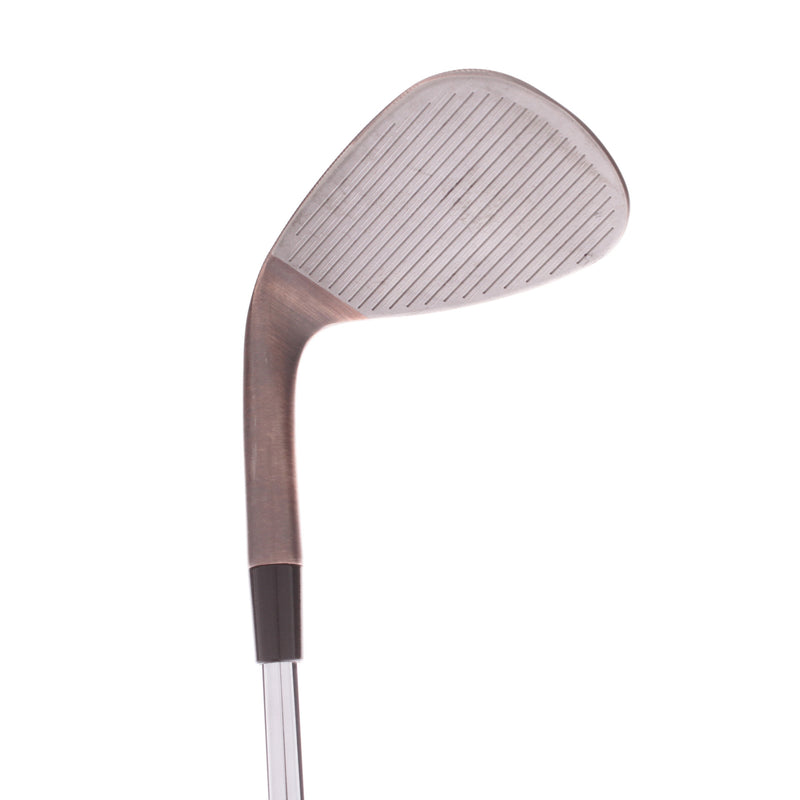 TaylorMade New Milled Grind Hi Toe Copper Steel Mens Right Hand Lob Wedge 58 Degree 7 Bounce Regular - KBS Tour