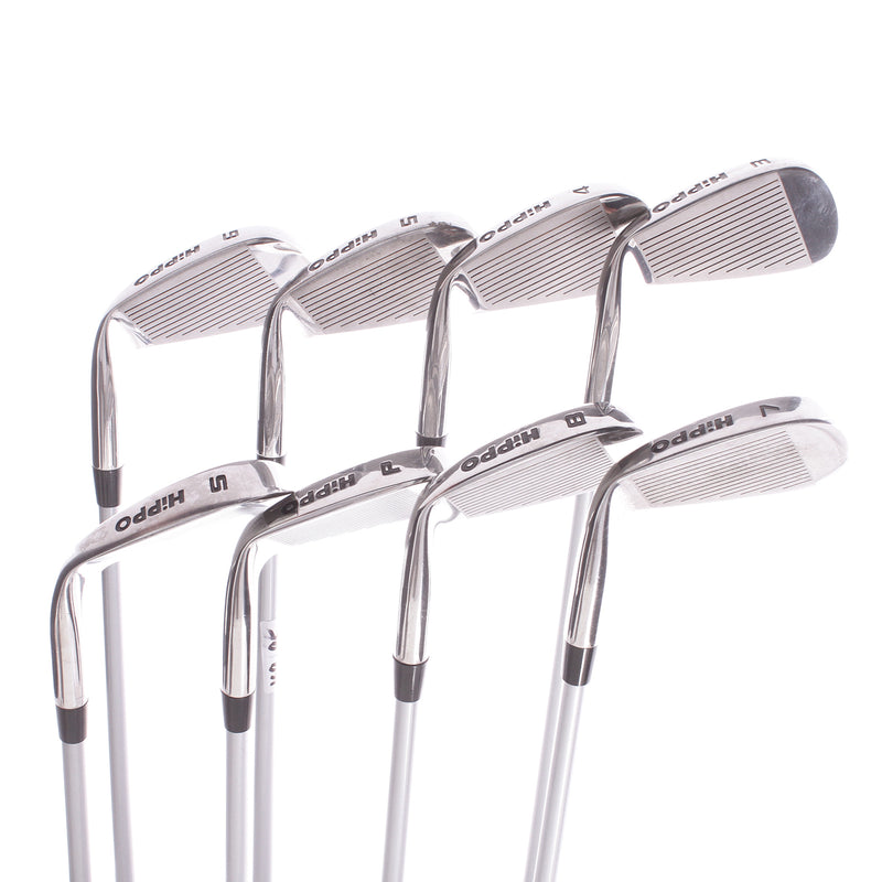 Hippo Plus Oversize Graphite Men's Right Hand Irons 3-SW (No 9 Iron) Regular - Hippo Plus