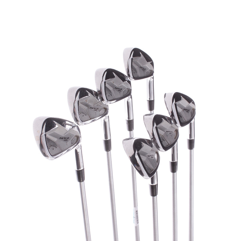 Callaway Apex pro 19 Steel Mens Right Hand Irons 4-PW  Regular - KBS C Taper lite 105