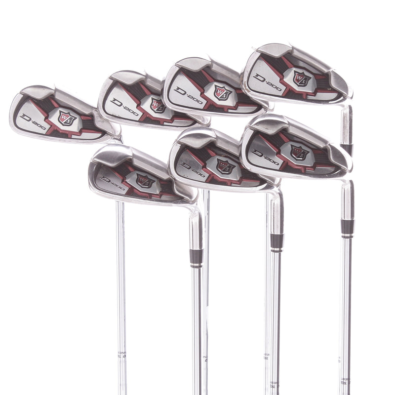 Wilson Staff D200 Steel Men's Right Hand Irons 5-SW Uniflex - True Temper