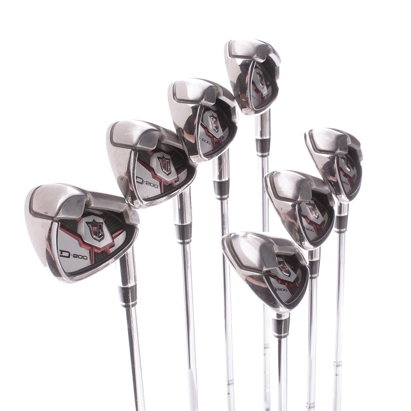 Wilson Staff D200 Steel Men's Right Hand Irons 5-SW Uniflex - True Temper