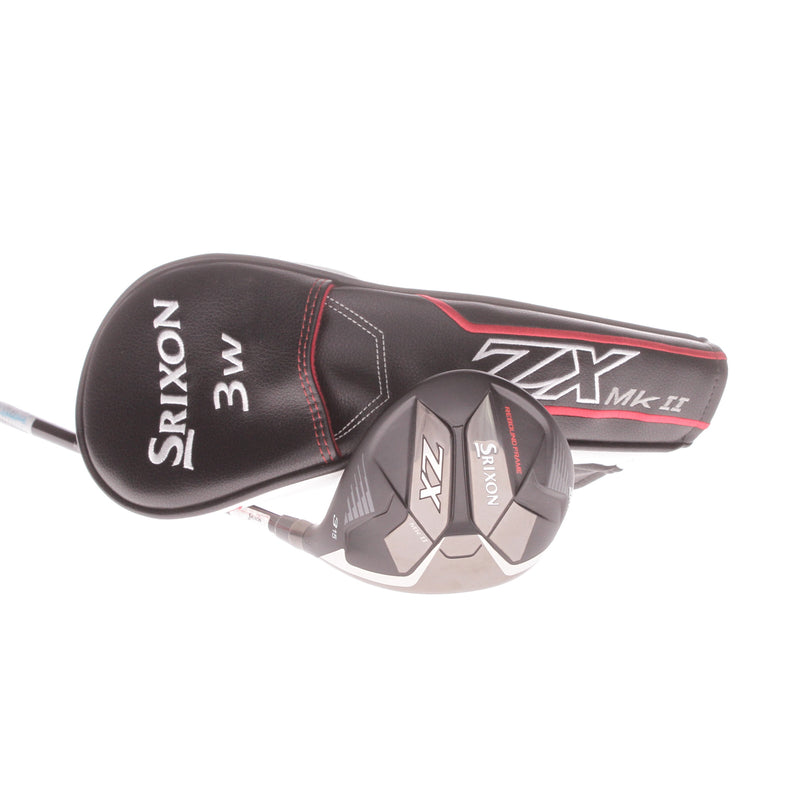 Srixon ZX MKII Graphite Mens Right Hand Fairway 3 Wood 15 Degree Stiff Hzrdus Smoke RDX 6.0 - Golf Pride Tour Velvet 360