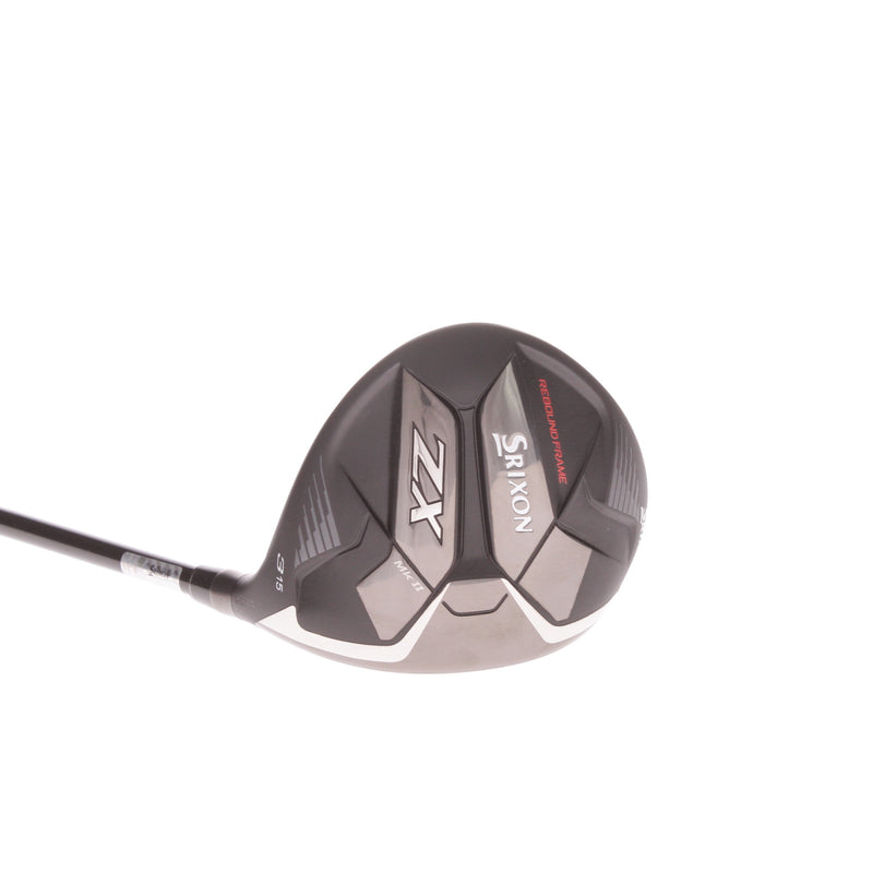 Srixon ZX MKII Graphite Mens Right Hand Fairway 3 Wood 15 Degree Stiff Hzrdus Smoke RDX 6.0 - Golf Pride Tour Velvet 360