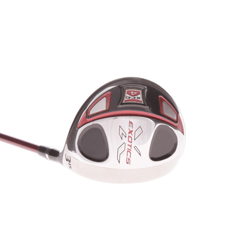 Tour Edge Exotics XCG 4 Graphite Mens Right Hand Fairway 3 Wood 15 Degree Regular - Matrix Ozik