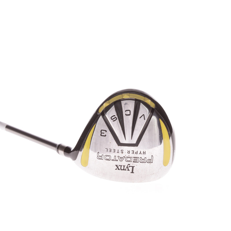 Lynx Predator Graphite Men's Right Hand Fairway 3 Wood 15 Degree Senior - Snake Eyes