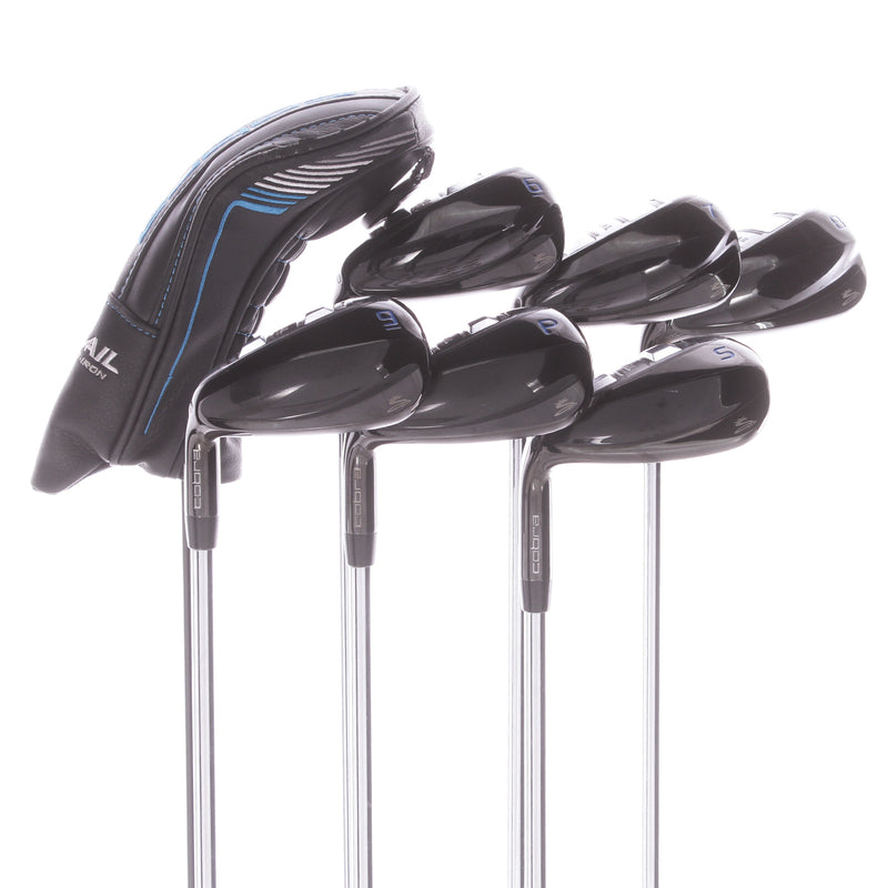 Cobra T Rail Steel Men's Left Hand 5 hybrid,irons 6-sw  Regular - Cobra