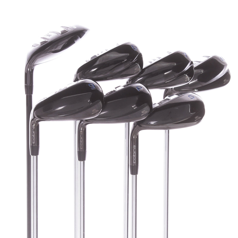 Cobra T Rail Steel Men's Left Hand 5 hybrid,irons 6-sw  Regular - Cobra