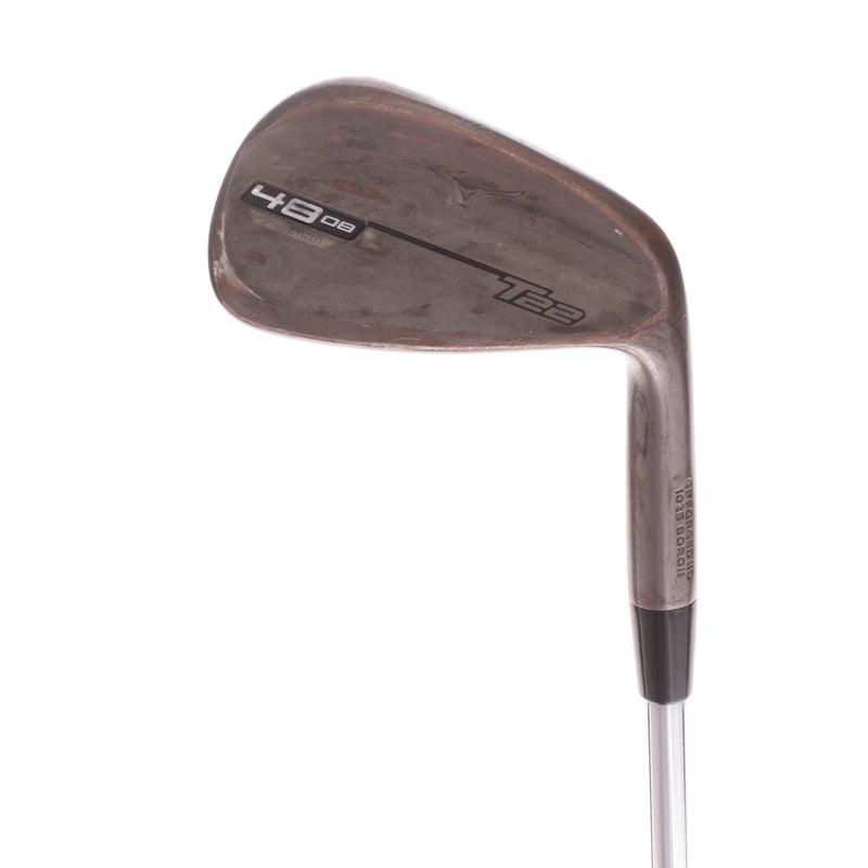 Mizuno T22 Copper Denim Steel Mens Right Hand Gap Wedge 48 Degree 8 Bounce Wedge - Dynamic Gold