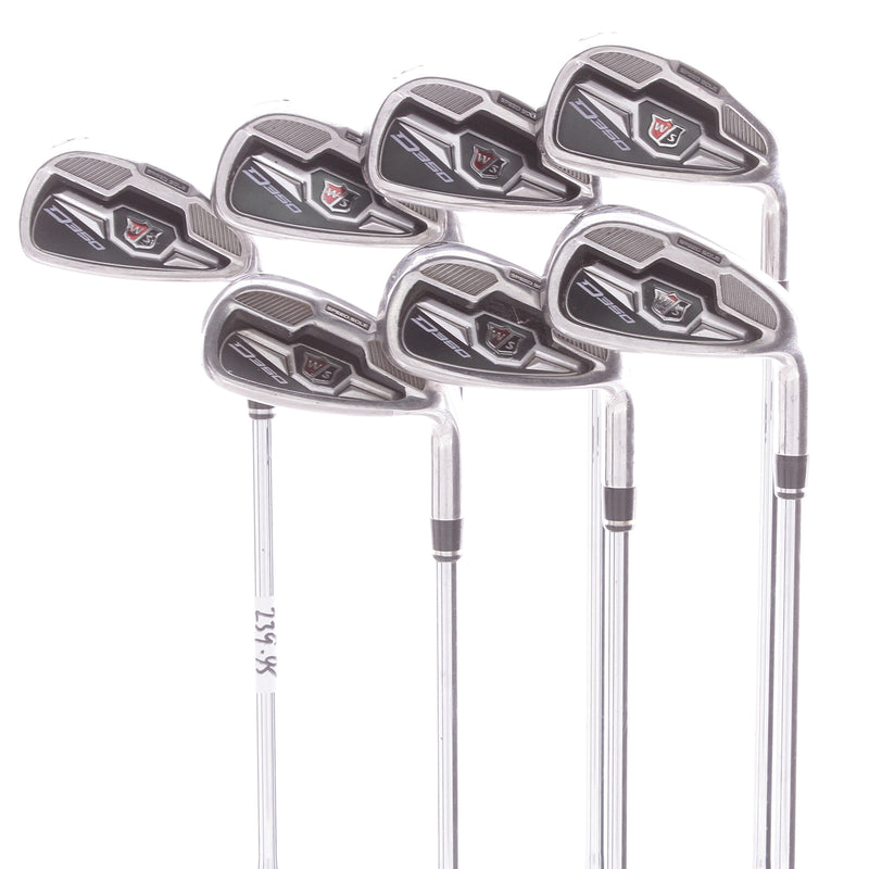 Wilson Staff D350 Steel Men's Right Hand Irons 5-SW Uniflex - Wilson