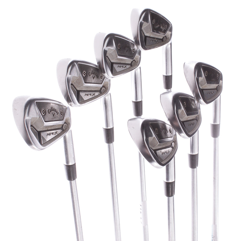 Callaway Apex 2021 TCB Forged Steel Mens Right Hand Irons 4-PW Extra Stiff - Project X L5 6.5