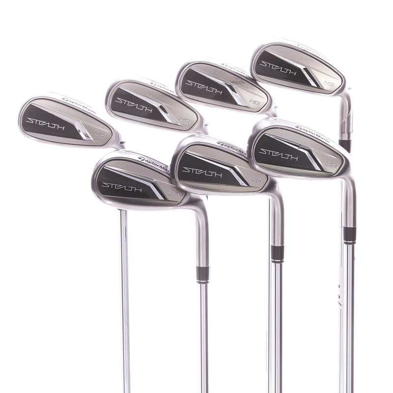 TaylorMade Stealth Steel Men's Right Hand Irons 5-SW Regular - KBS Max 85