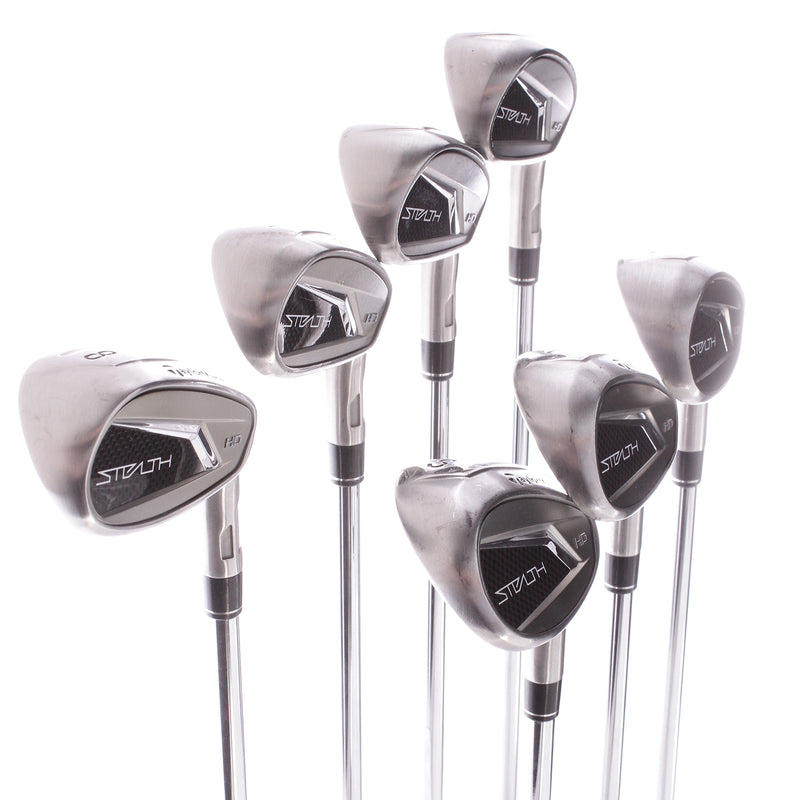 TaylorMade Stealth Steel Men's Right Hand Irons 5-SW Regular - KBS Max 85