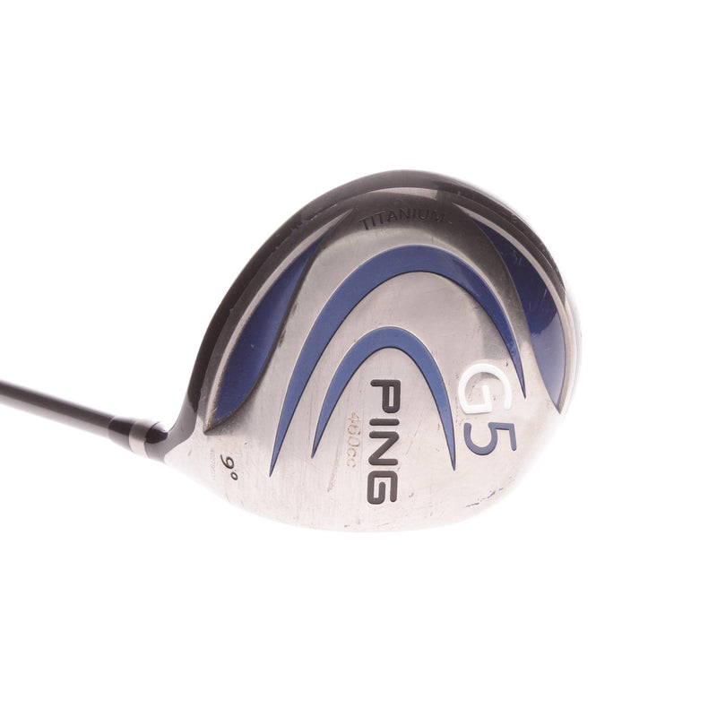 Ping G5 Graphite Men's Right Hand Driver 9 Degree Soft Regular - Ping TFC100