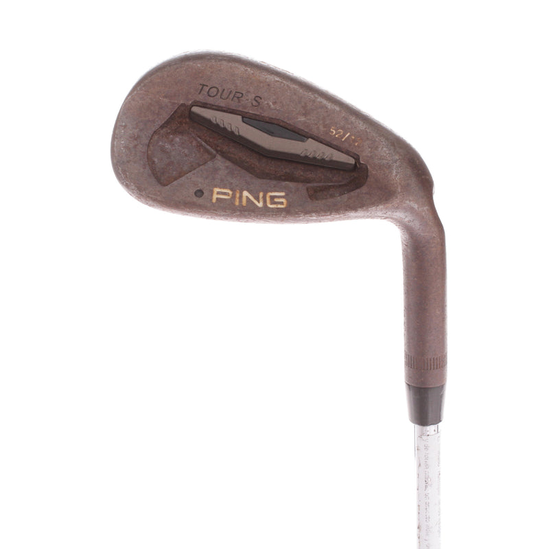 Ping Tour S Raw Steel Mens Right Hand Gap Wedge 52 Degree 12 Bounce Regular - Ping AWT