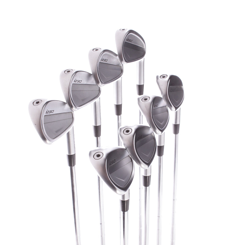 Ping I230 Steel Men's Right Hand Irons 4-PW+UW Green Dot Stiff - KBS Tour 120