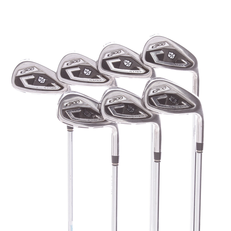 Wilson Staff C300 FLX Face Steel Men's Right Hand Irons 5-GW Regular - KBS TOUR 90