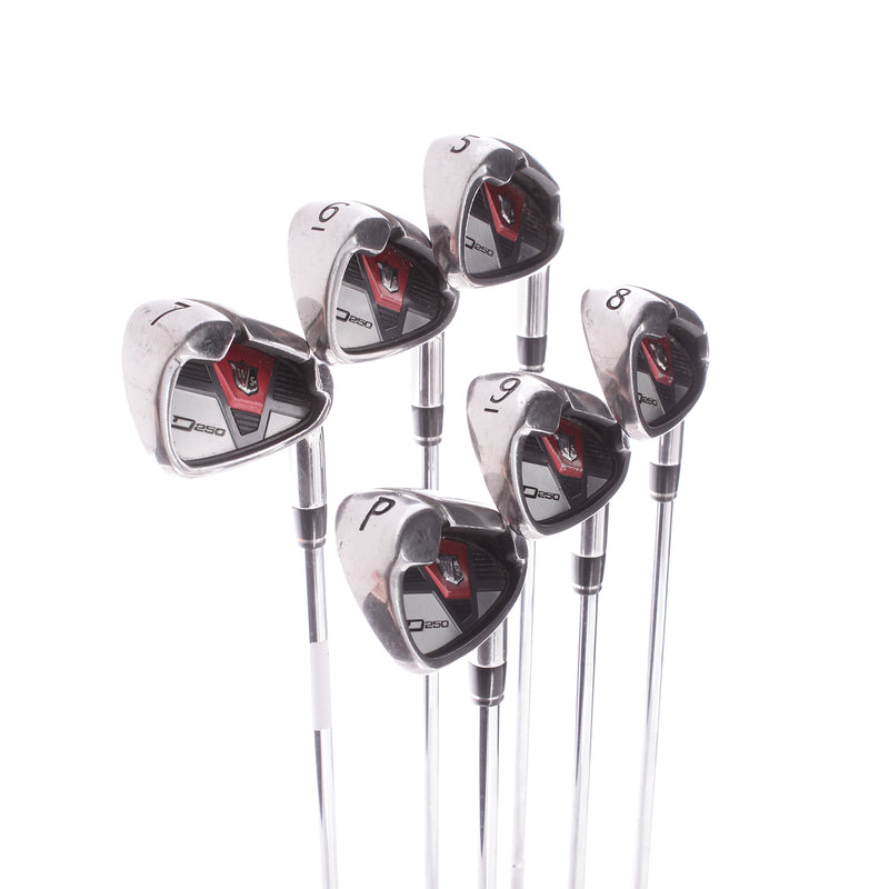 Wilson Staff D250 Steel Mens Right Hand Irons 5-PW Uniflex - Wilson Staff D250 Uniflex