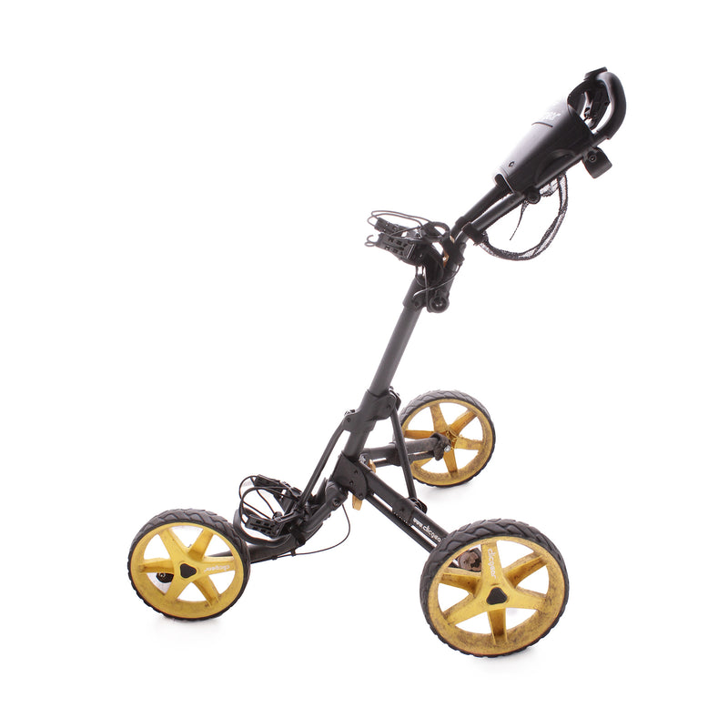 Clicgear 3.5+ Second Hand 3 Wheel Push Trolley - Black/Yellow