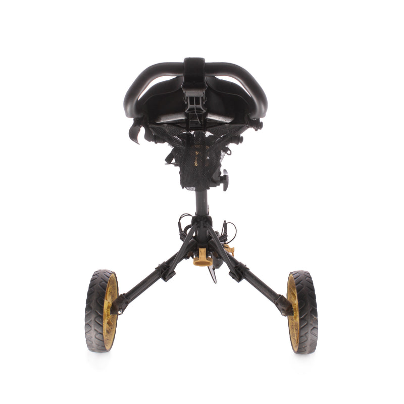 Clicgear 3.5+ Second Hand 3 Wheel Push Trolley - Black/Yellow