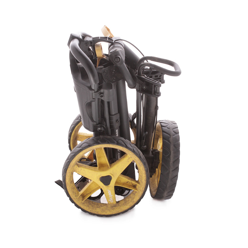 Clicgear 3.5+ Second Hand 3 Wheel Push Trolley - Black/Yellow