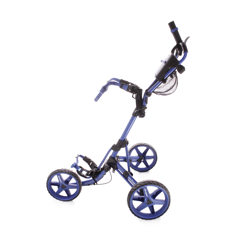 Clicgear Model 4 Second Hand 3 Wheel Push Trolley - Blue/Black