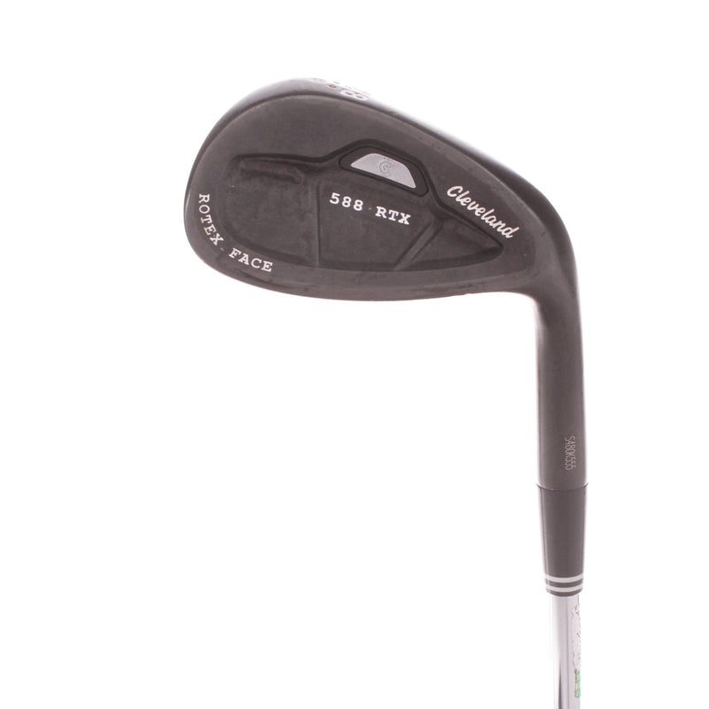 Cleveland 588 RTX CB Black Pearl Steel Men's Right Hand Gap Wedge 48 Degree 8 Bounce Wedge - Dynamic Gold