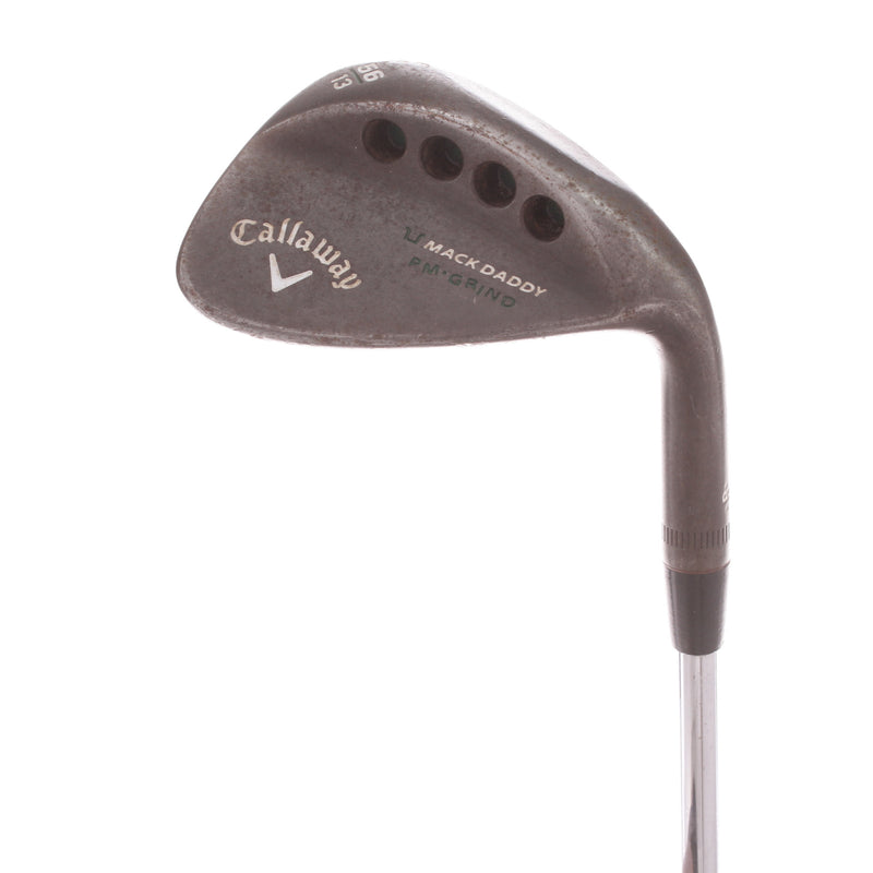 Callaway Mack Daddy PM Grind Graphite Mens Right Hand Sand Wedge 56 Degree 13 Bounce Stiff - Dynamic Gold Tour Issue