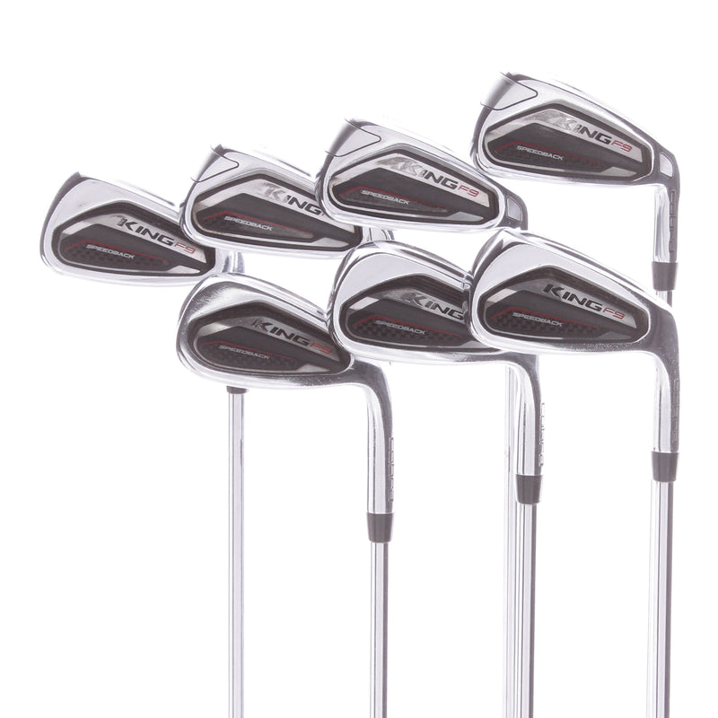 Cobra King F9 Speedback Men's Right Hand Irons 5-SW  Steel Regular - KBS Tour 90