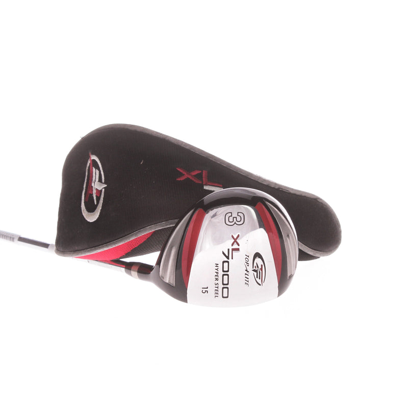 Top Flite XL 7000 Steel Men's Right Hand Fairway 3 Wood 15 Degree Regular - Top Flite