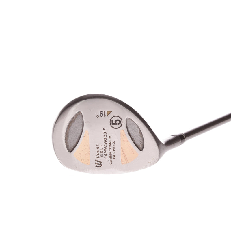 Williams Golf Gammawood Graphite Mens Left Hand Fairway 5 Wood 19 Degree Regular - Ben Sayers