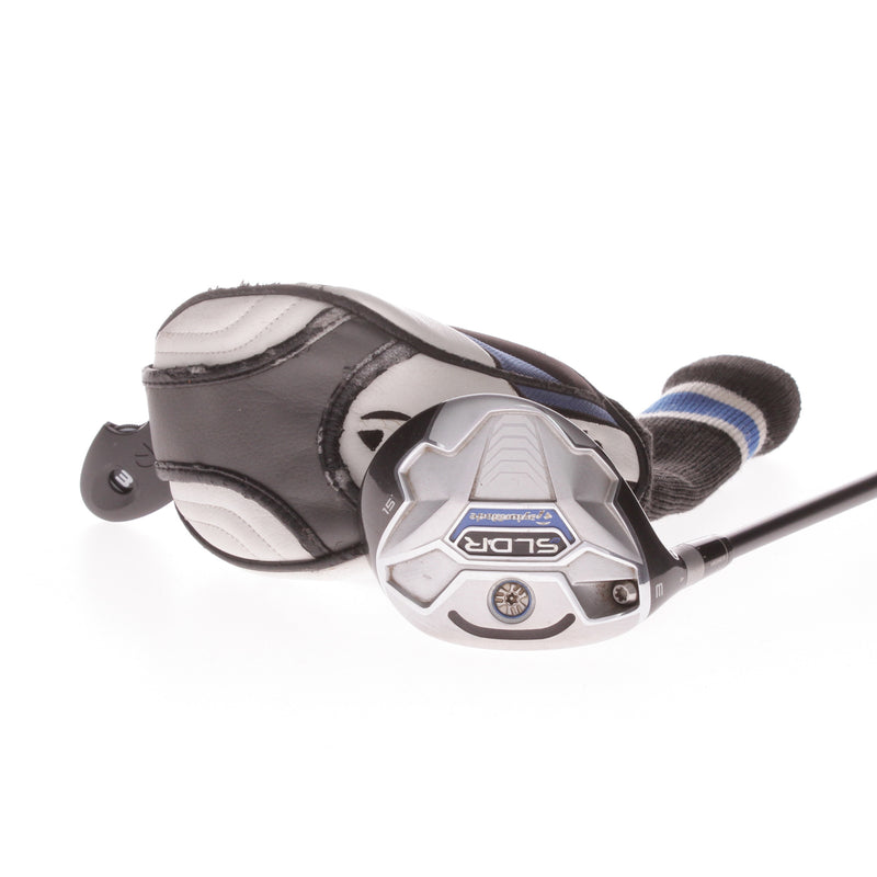 TaylorMade SLDR Graphite Mens Left Hand Fairway 3 Wood 15 Degree Stiff - Speeder 77