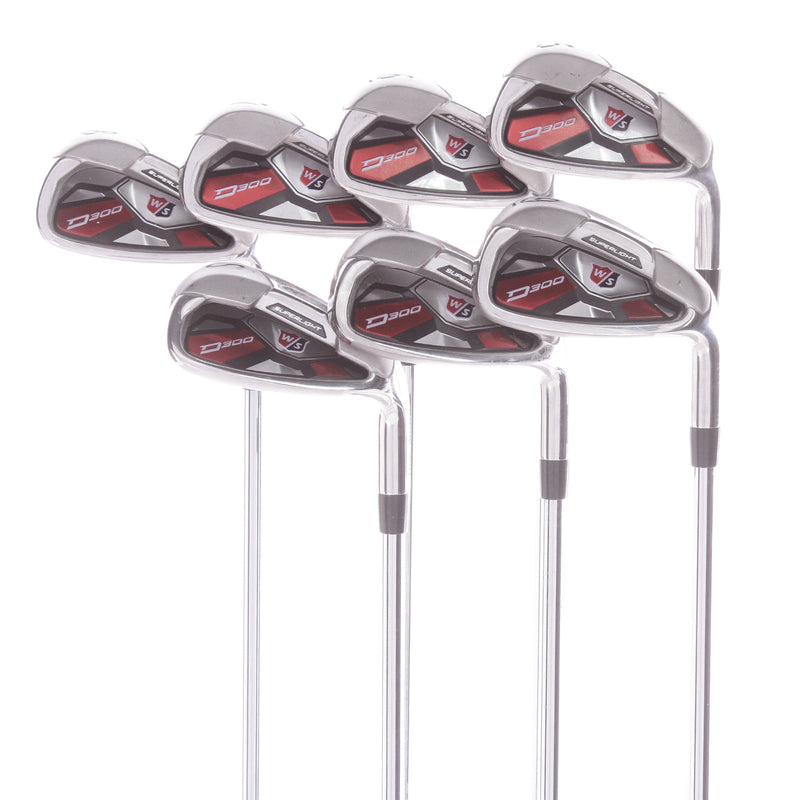 Wilson Staff D300 Superlight Steel Mens Right Hand Irons 5-SW Uniflex - Wilson