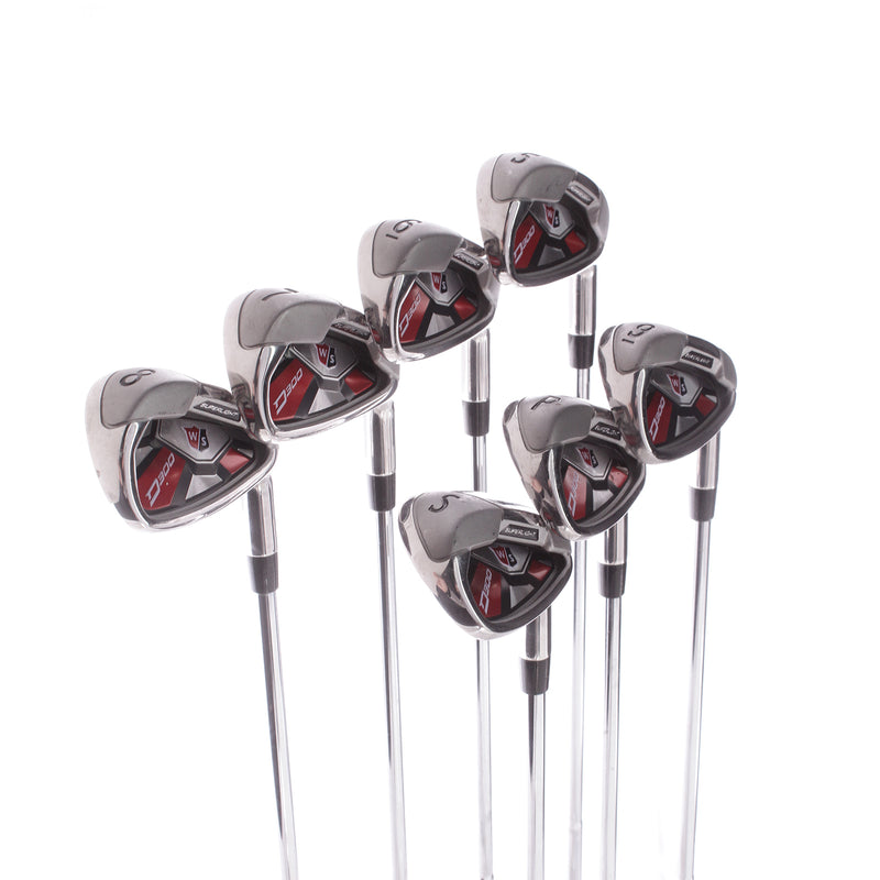 Wilson Staff D300 Superlight Steel Mens Right Hand Irons 5-SW Uniflex - Wilson