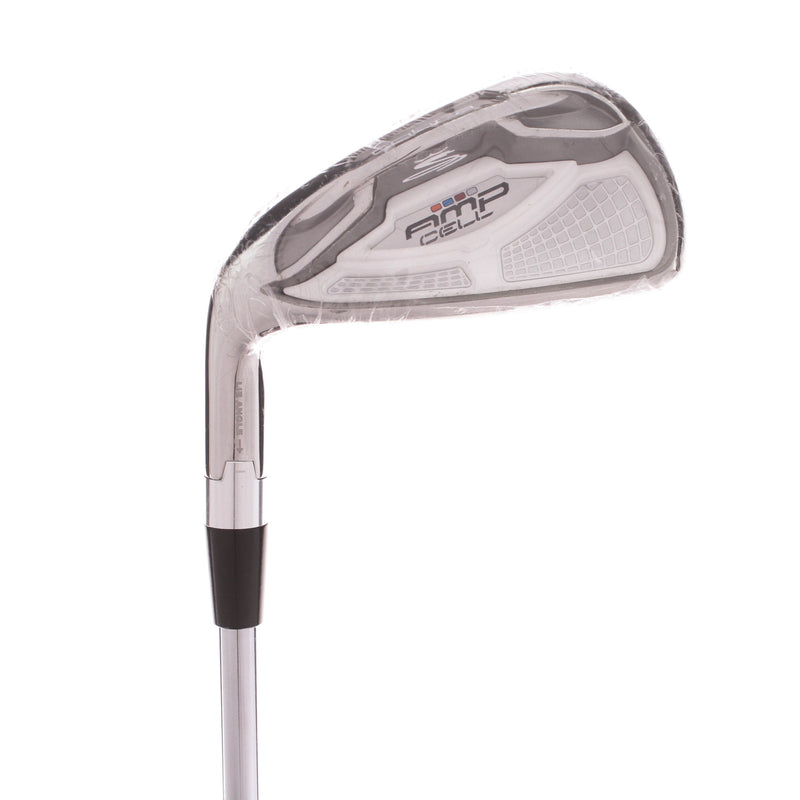 Cobra AMP CELL Mens Left Hand 7 Iron  Steel Stiff - KBS $ Taper Lite