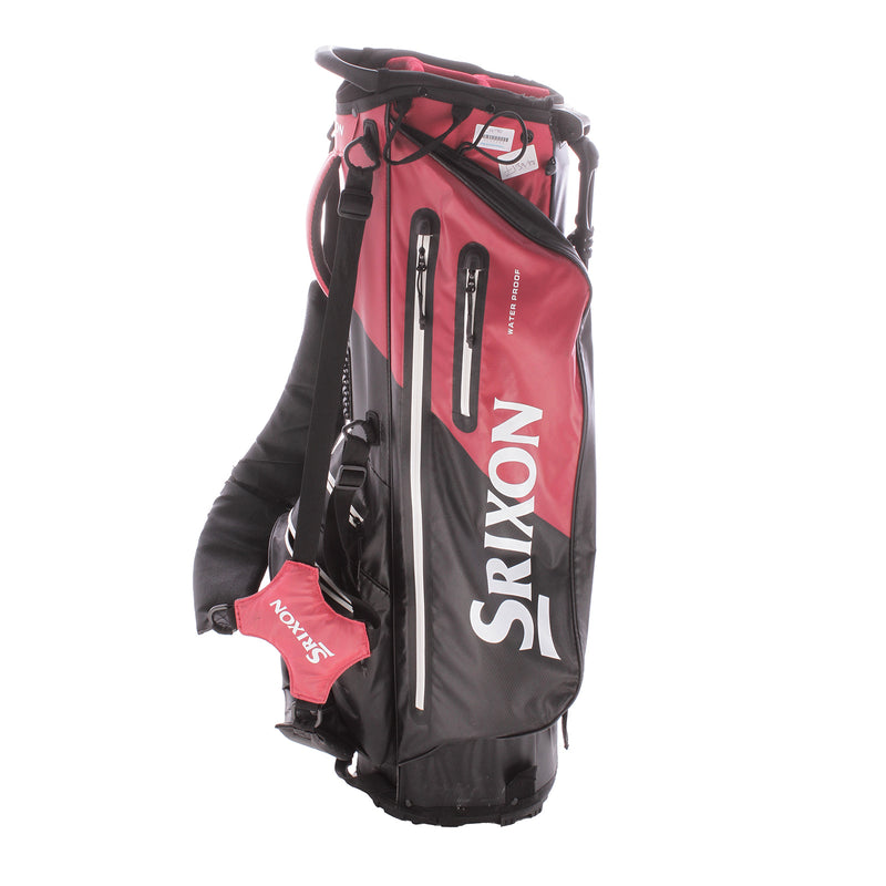 Srixon Second Hand Waterproof Stand Bag - Black/Red